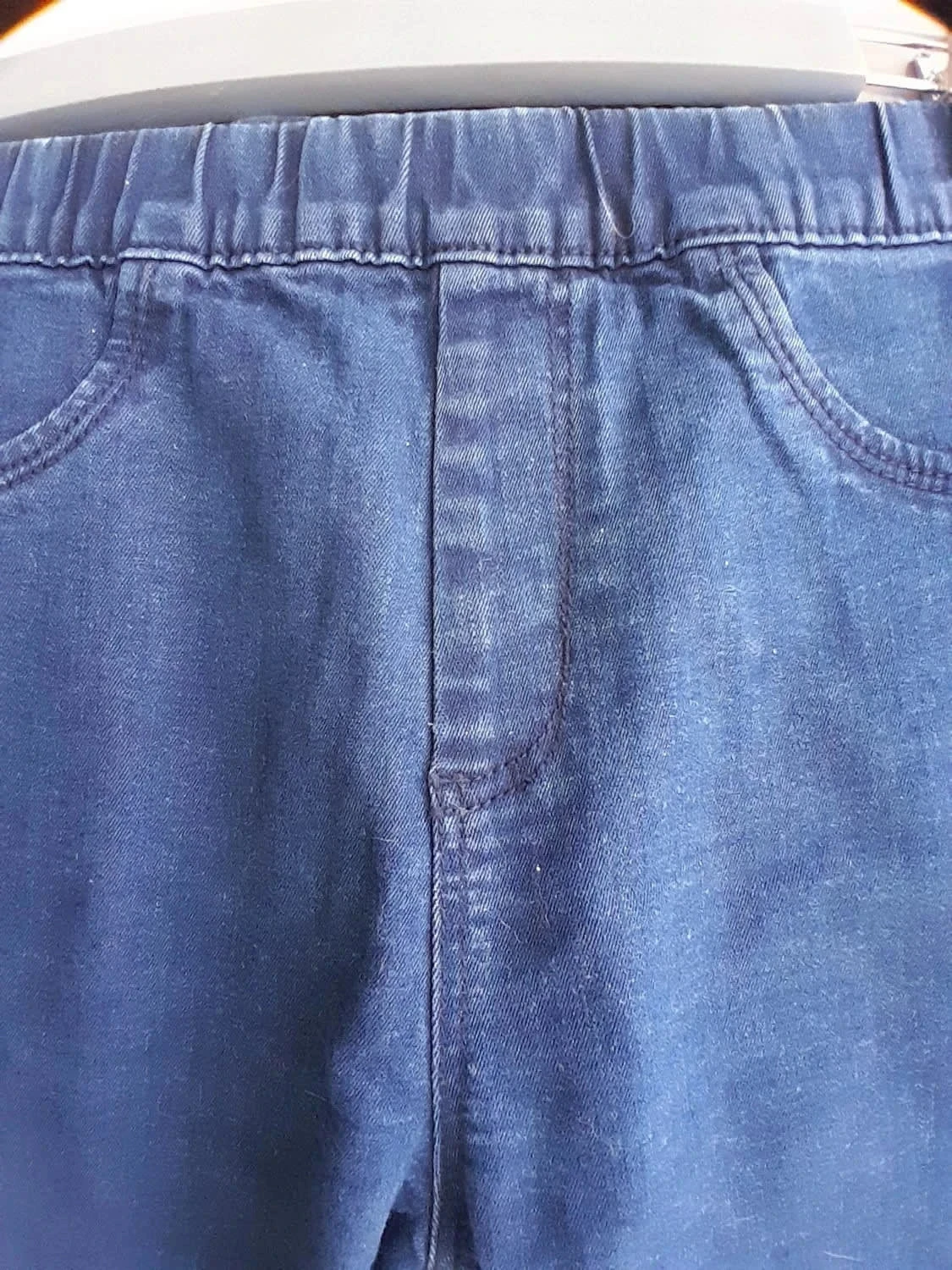 Jeans, elastische taille, zonder sluiting voor dames Maat 38 - Merk kiabi – photo 3